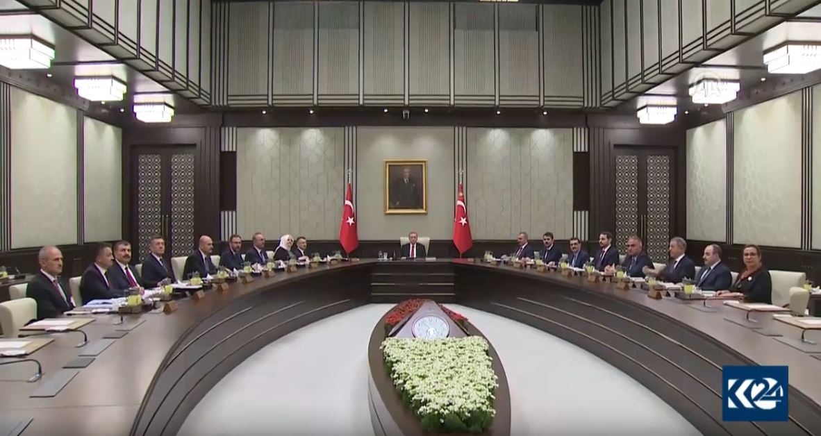 Egera guhertina Encumena Wezîran yaTirkiyeyê